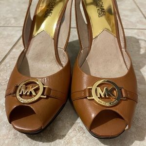 Michael Kors wedge sandal.